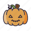 halloween, lantern, pumpkin, smile, terror 