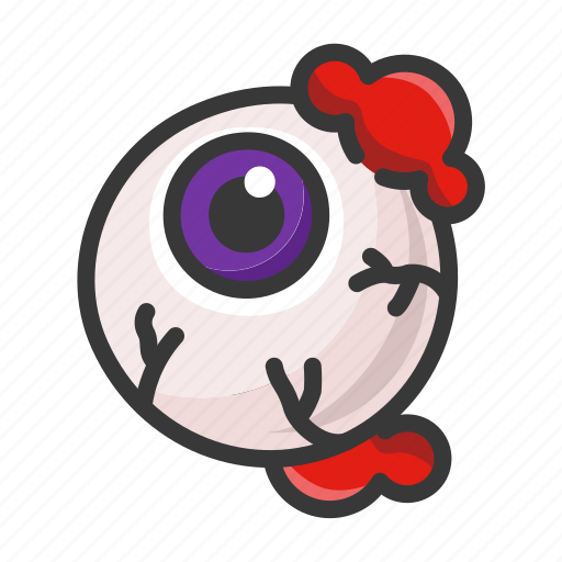 Halloween, bloody, eyeball, scary, monster icon - Download on Iconfinder