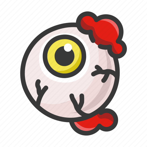 Halloween, bloody, eyeball, scary, monster icon - Download on Iconfinder