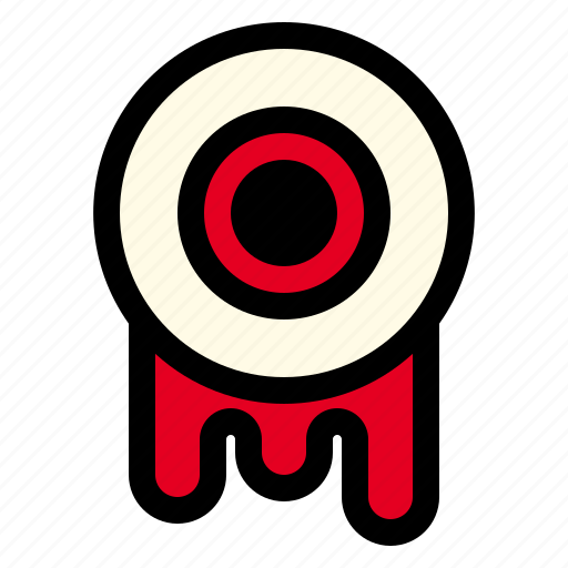 Bloody, eye, blood, halloween icon - Download on Iconfinder