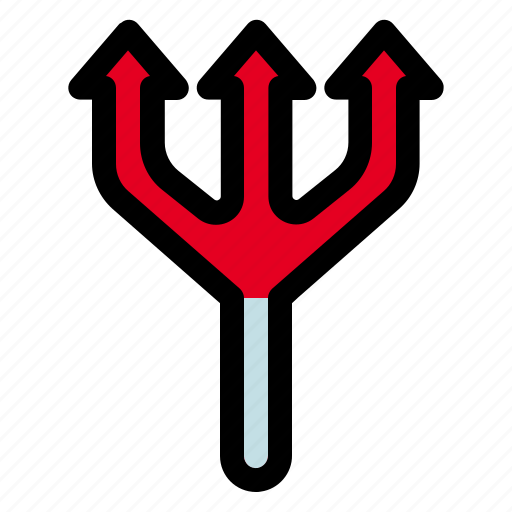 Devil, trident, halloween, horror icon - Download on Iconfinder