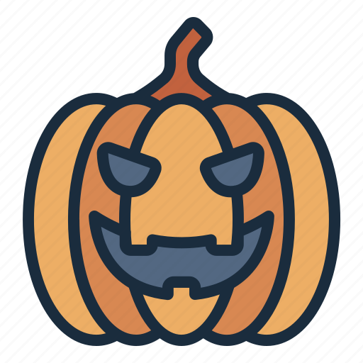 Pumpkin, carve, face, halloween, party, creepy, spooky icon - Download on Iconfinder