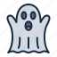 ghost, boo, monster, costume, halloween, party, creepy, spooky, horror 