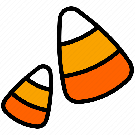 Candy, corn, corn candy, halloween icon - Download on Iconfinder