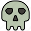 bone, halloween, skull 