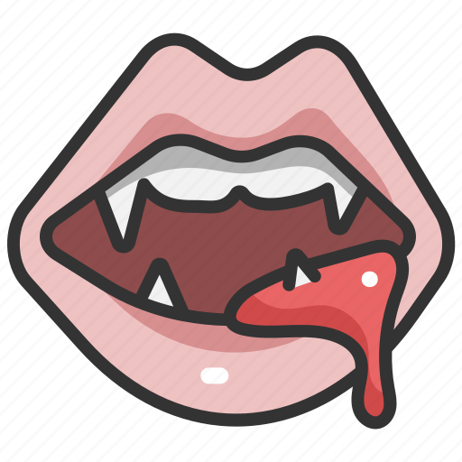 Blood, halloween, horror, mouth, teeth, terror, vampire icon - Download on Iconfinder