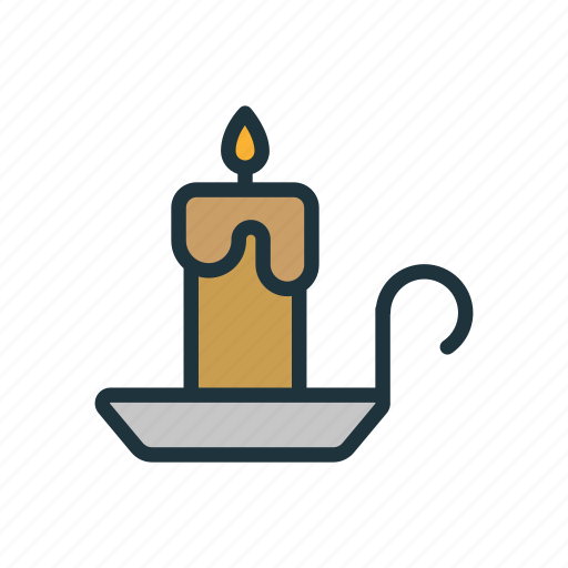 Candle, christmas, fire, halloween, light, night, shine icon - Download on Iconfinder