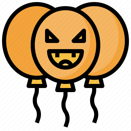 Celebration, decoration, party, halloween, balloon icon - Download on Iconfinder