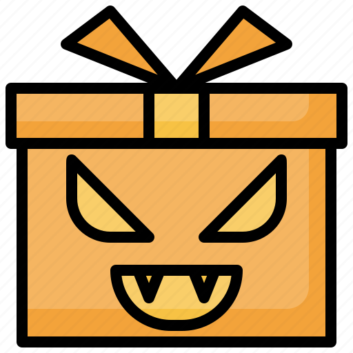 Surprise, scary, character, spooky, gift icon - Download on Iconfinder