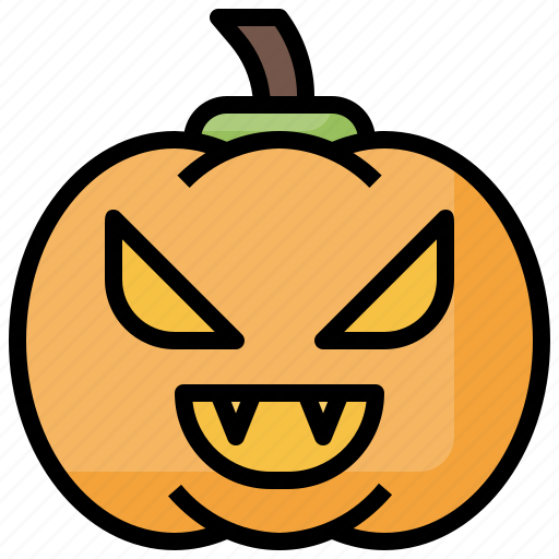 Horror, spooky, fear, pumpkin, halloween icon - Download on Iconfinder