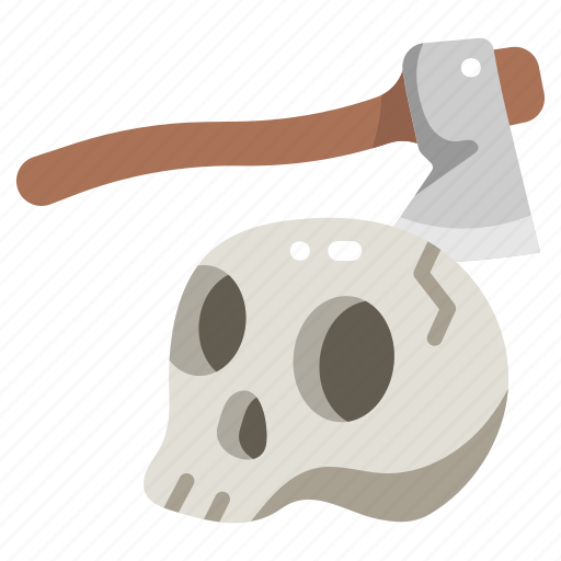 Axe, death, halloween, horror, scary, skull, terror icon - Download on Iconfinder