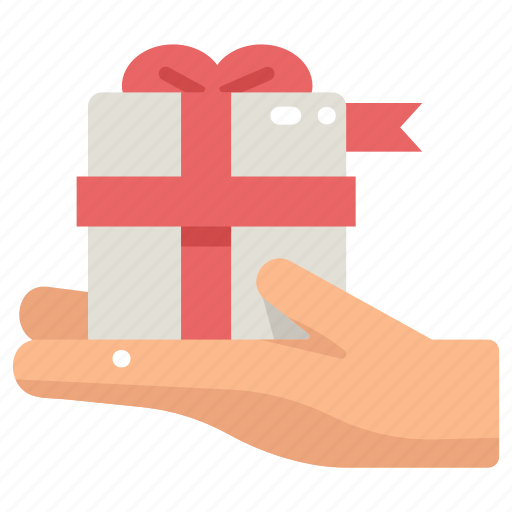 Birthday, box, gift, gift box, hand, present, surprise icon - Download on Iconfinder