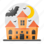 haunted, house, horror, terror, halloween, night, scary, witch 