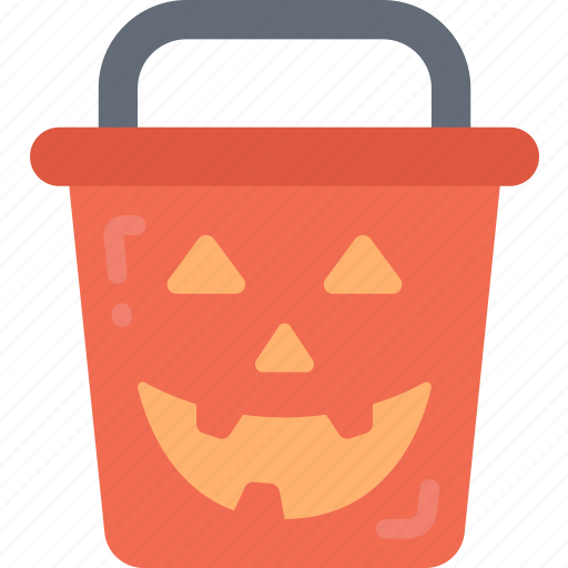 Bucket, candy, evil, halloween, sweet, trick or treat icon - Download on Iconfinder