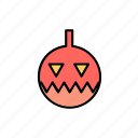 pumpkin, avatar, halloween, horror, orange, scary, spooky