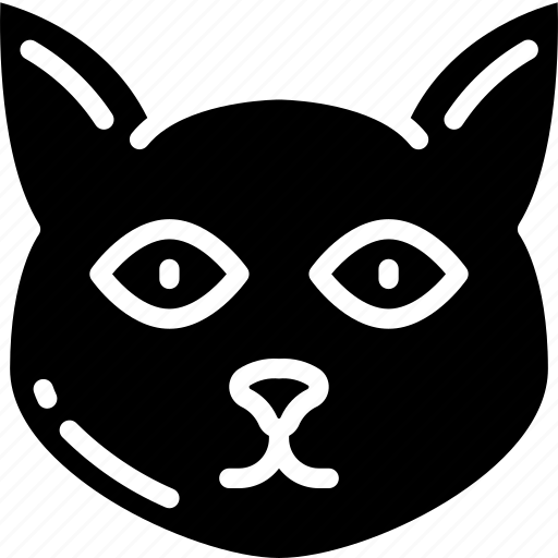Black cat, cat, cat feline, evil, halloween icon - Download on Iconfinder