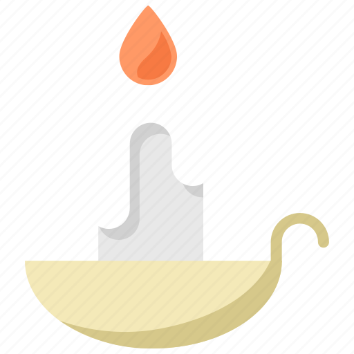 Candle, halloween, horror, holiday, october, celebration, cartoon icon - Download on Iconfinder