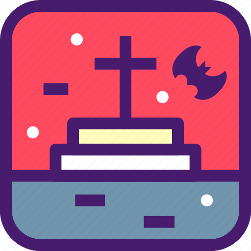 Christian, ghost, grave, graveyard, halloween, october, spooky icon - Download on Iconfinder