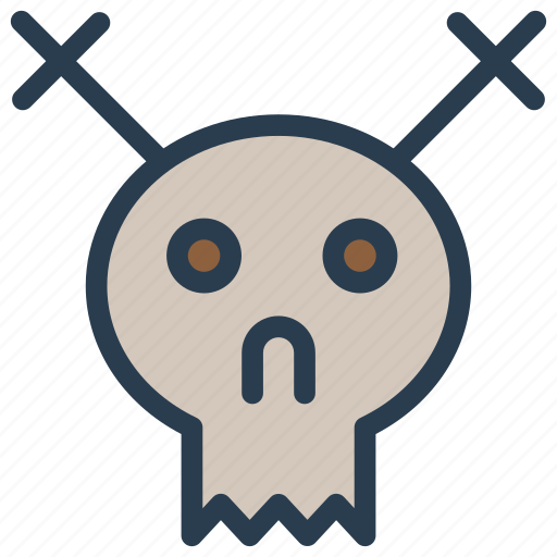 Horror, scary, scull, skeleton icon - Download on Iconfinder