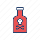 bottle, danger, flask, potion