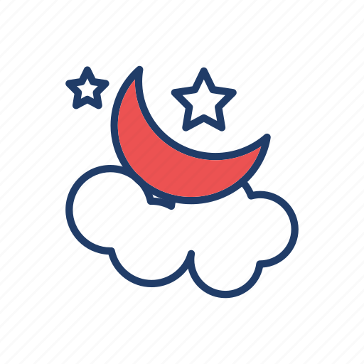 Cloud, moon, night, star icon - Download on Iconfinder