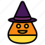 candy corn witch, candy, dessert, halloween, sweet, food, delicious 