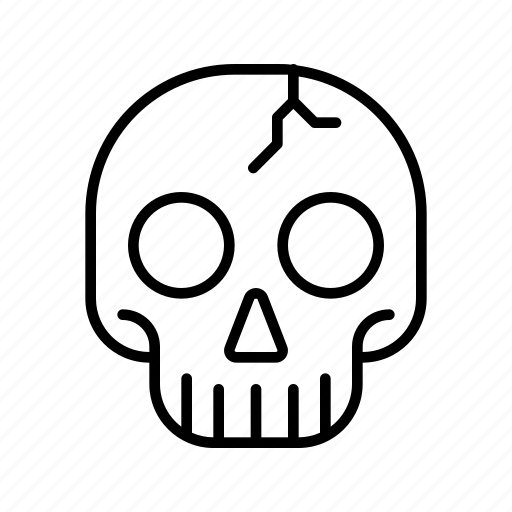 Bone, dead, halloween, horror, scary, skeleton, skull icon - Download on Iconfinder