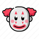 clown, it, halloween, circus, spooky, horor, custome, cute clown