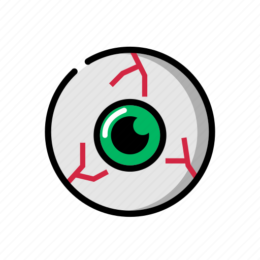 Eye, ball, decoration, halloween, eyes, ornament, spooky icon - Download on Iconfinder