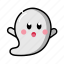 ghost, horror, cute ghost, halloween, spooky, scary, party, costume