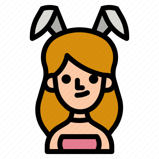 Bunny, girl, costume, female, user icon - Download on Iconfinder