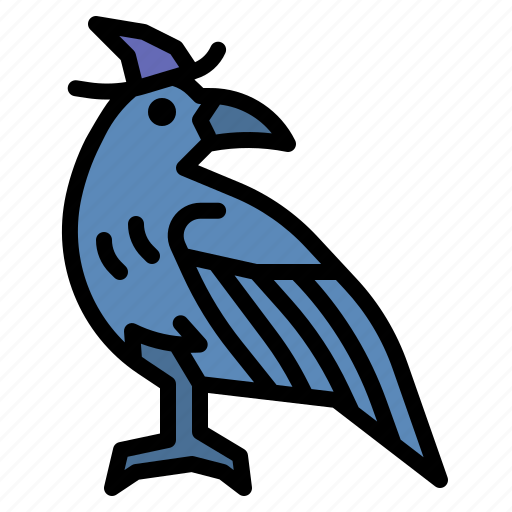 Crow, bird, raven, fear, spooky icon - Download on Iconfinder