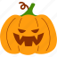 cute, pumpkin, halloween, set, ghost, scary, creepy, cartoon 