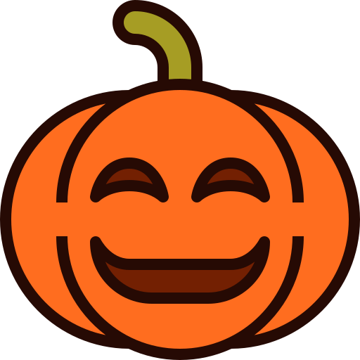 Emoji, scary, halloween, pumpkin icon - Free download