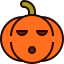 emoji, pumpkin, scary, halloween 