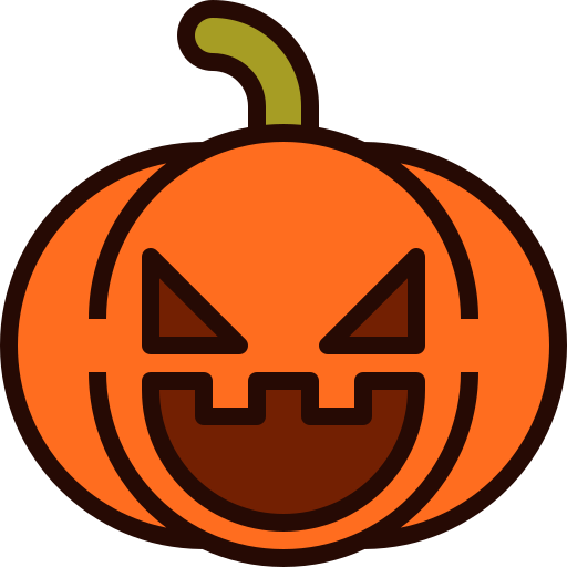 Emoji, pumpkin, scary, halloween icon - Free download