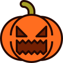 emoji, pumpkin, scary, halloween, angry 