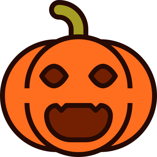 Emoji, pumpkin, scary, halloween icon - Free download