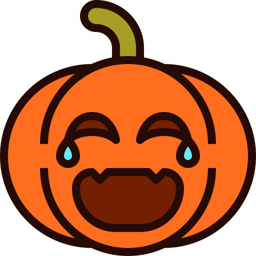 Emoji, pumpkin, scary, halloween, cry icon - Free download