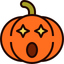 emoji, pumpkin, scary, halloween, wow