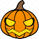 evil, halloween, holiday, pumpkin, vegetable 