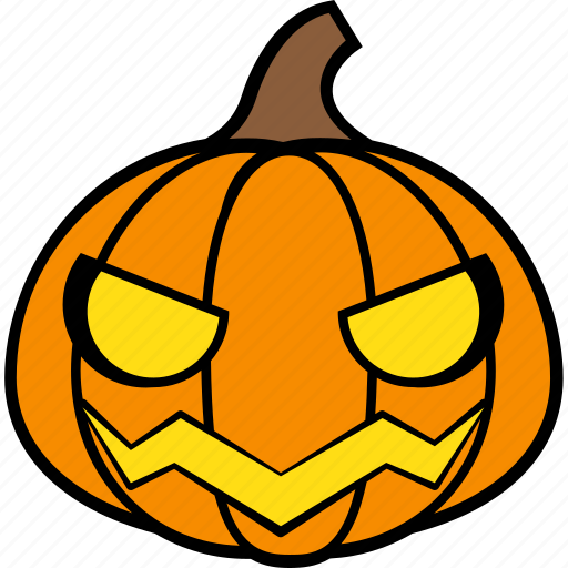 Evil, halloween, holiday, pumpkin, vegetable icon - Download on Iconfinder