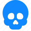 skull, dead, head, halloween, skeleton, spooky