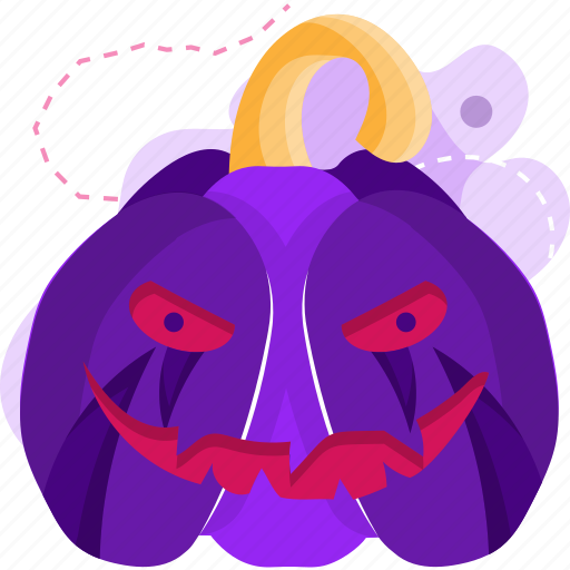 Horror, pumpkin, spooky, scary, holiday, halloween icon - Download on Iconfinder