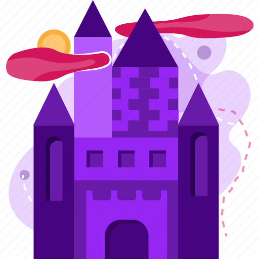 Horror, castle, scary, house, holiday, halloween, spooky icon - Download on Iconfinder