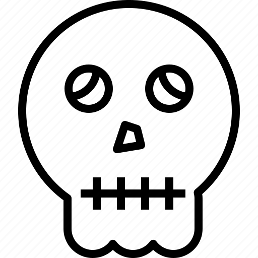 Bone, ghost, halloween, monster, skeleton, skull icon - Download on Iconfinder