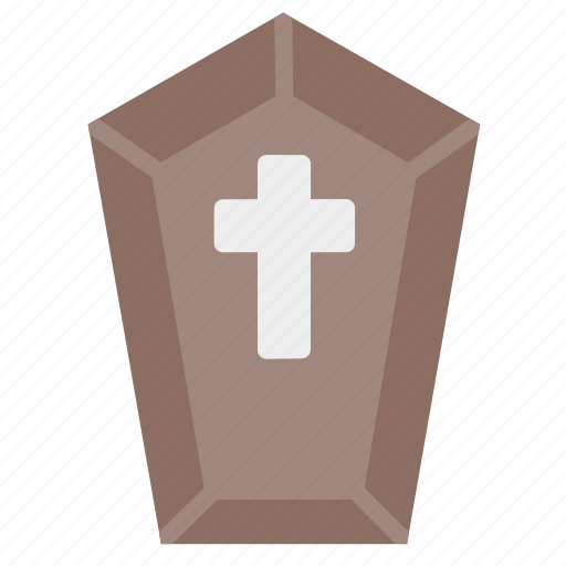 Coffin, dead, death, fear, scary, spooky, terror icon - Download on Iconfinder
