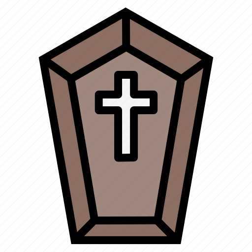 Coffin, dead, fear, halloween, scary, spooky, terror icon - Download on Iconfinder