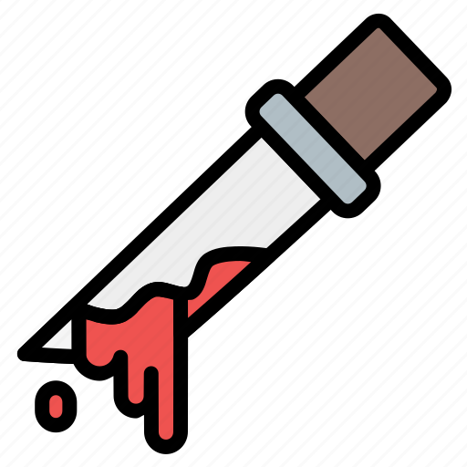 Blood, fear, horror, knife, scary, spooky, terror icon - Download on Iconfinder