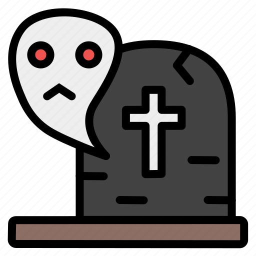 Ghost, grave, halloween, nightmare, scary, spooky, terror icon - Download on Iconfinder